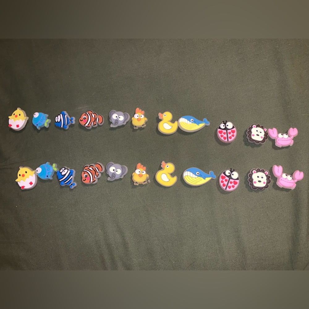 Animal jibbitz croc charms